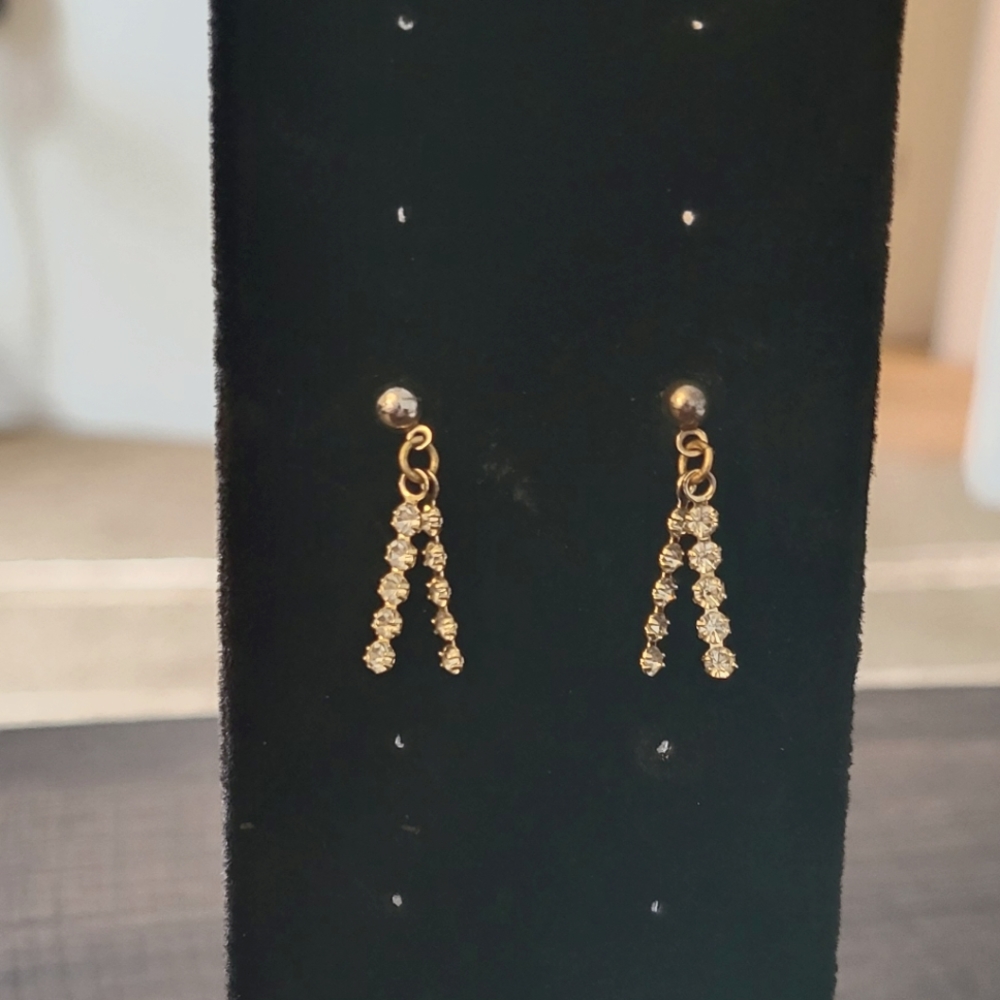 3 for $15 Diamond dangle earrings
